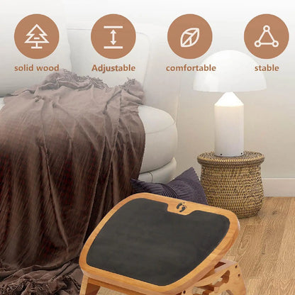 Repose Pied Bureau Bois