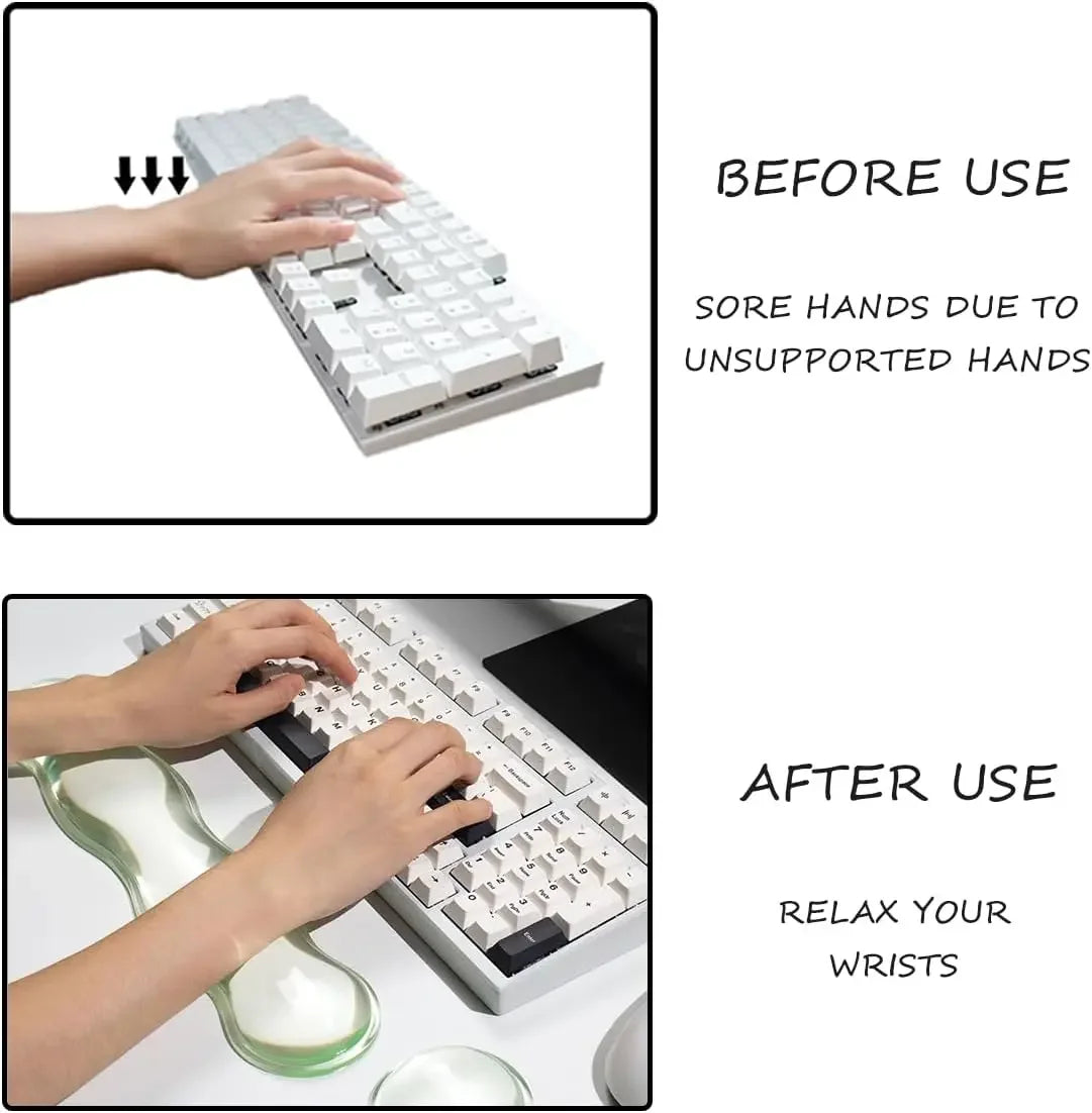 Repose Poignet Clavier Gel Transparent