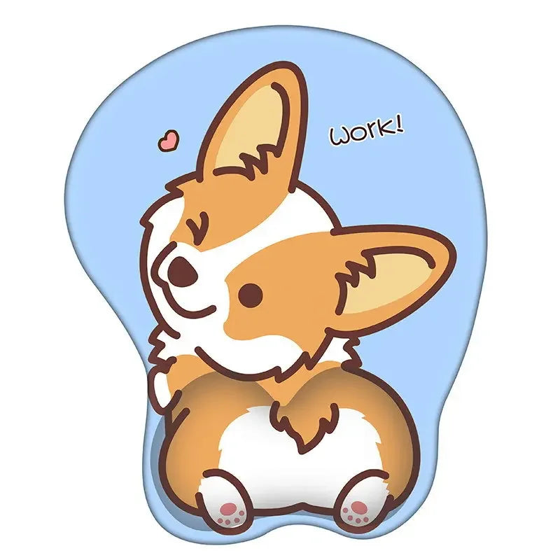 Tapis de Souris Ergonomique Corgi