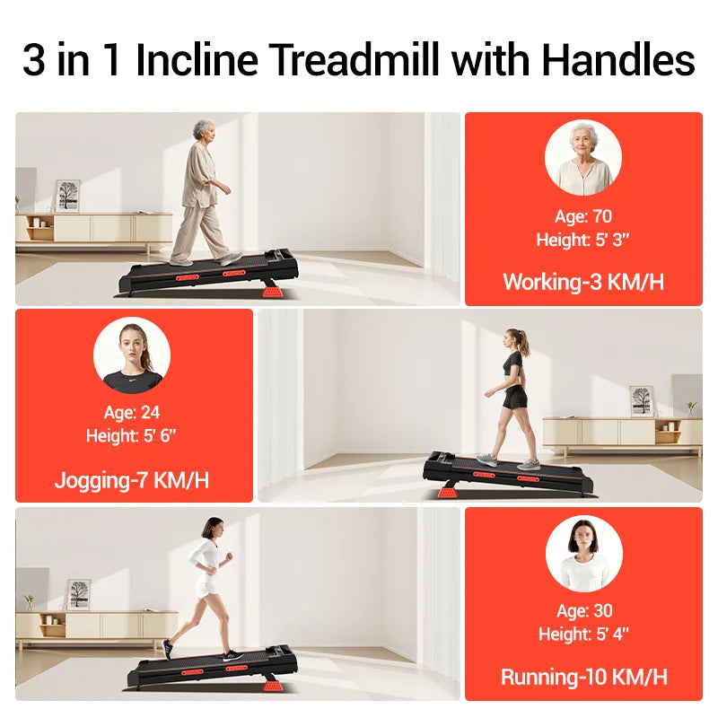 Tapis de Marche Bureau Inclinable