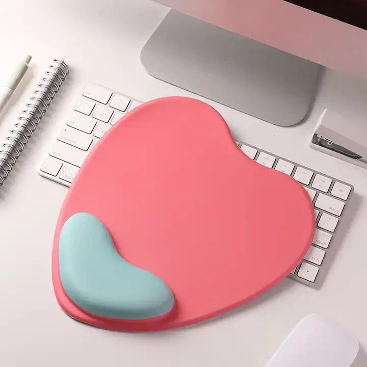 Tapis de Souris Ergonomique Cœur