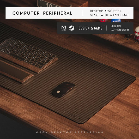 Sous Main Bureau Carbone