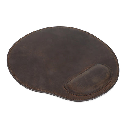 Repose Poignet Tapis Souris en Cuir