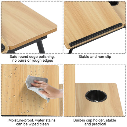 Support Ordinateur Porte Gobelet