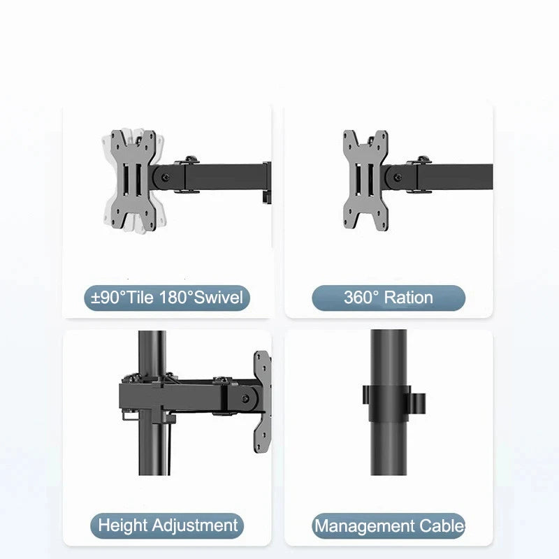 Support 3 Écrans PC