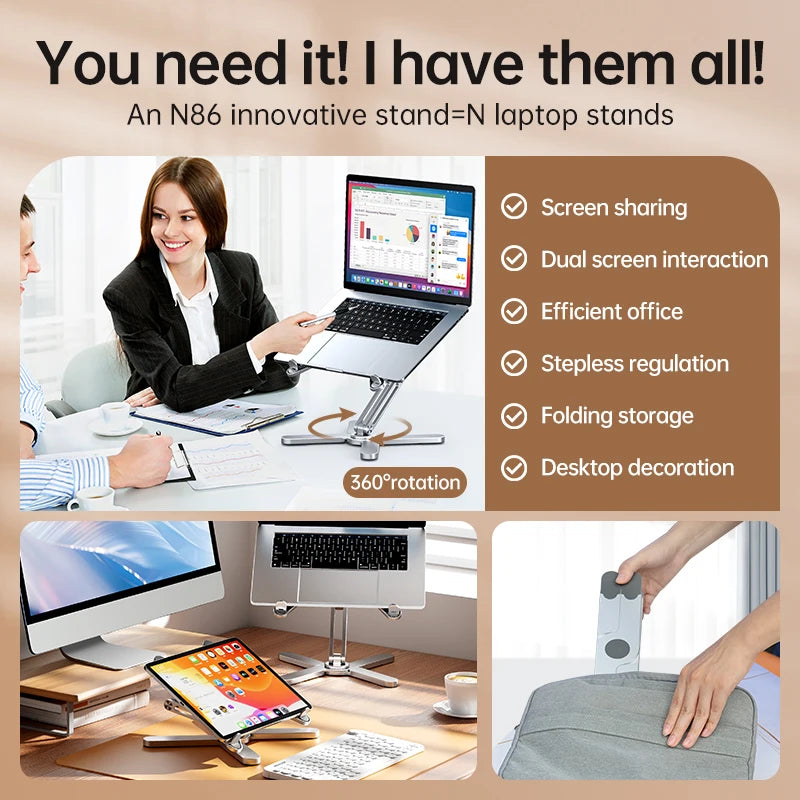 Support Ordinateur Portable Élévateur