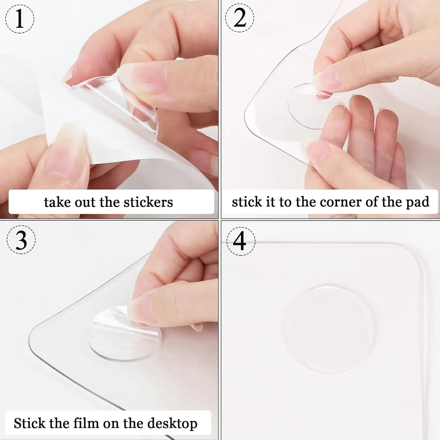Sous Main Bureau Transparent