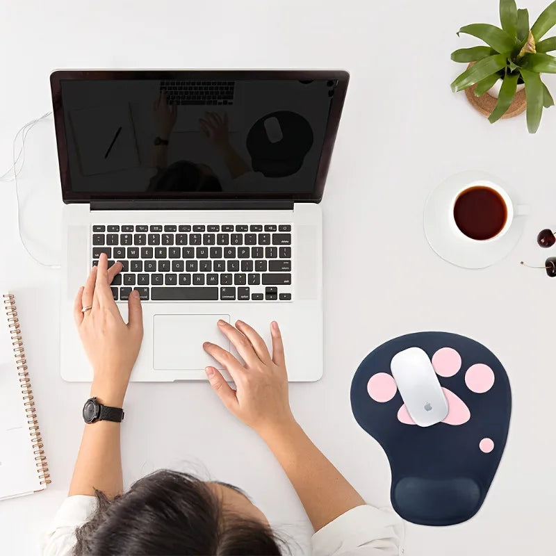 Tapis de Souris Ergonomique Patte de Chat