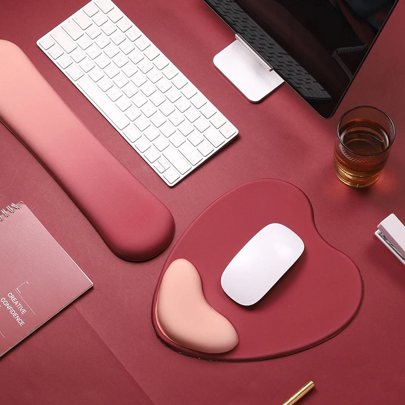 Tapis de Souris Ergonomique Cœur
