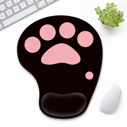 Tapis de Souris Ergonomique Patte de Chat