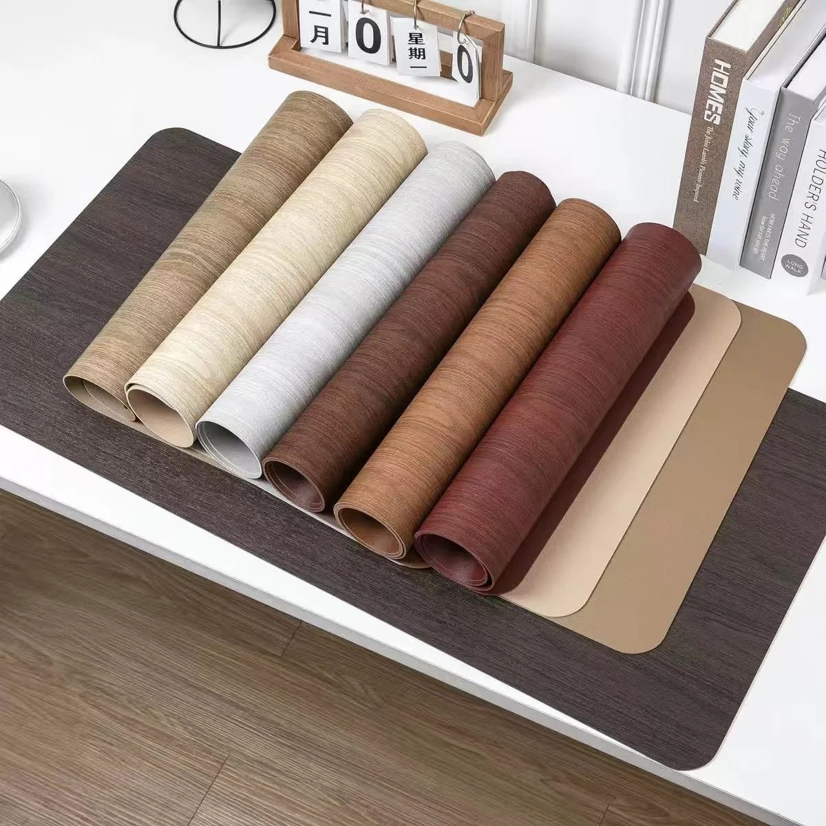 Sous Main Bureau Effet Bois