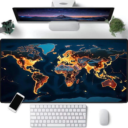 Sous Main Bureau Carte du Monde