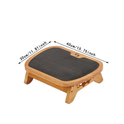 Repose Pied Bureau Bois