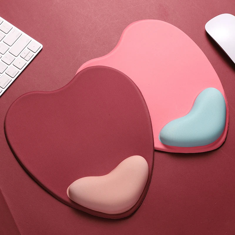 Tapis de Souris Ergonomique Cœur