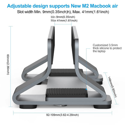 Support Vertical Ordinateur Portable