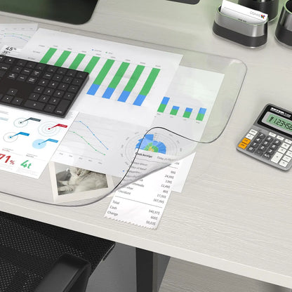 Sous Main Bureau Transparent