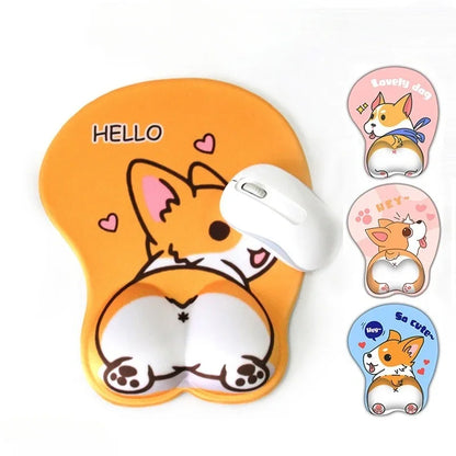 Tapis de Souris Ergonomique Corgi