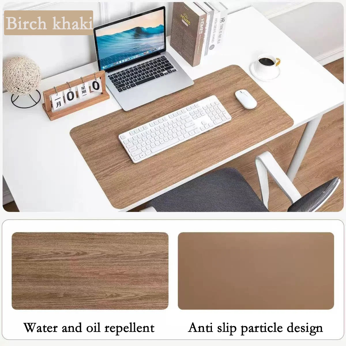 Sous Main Bureau Effet Bois