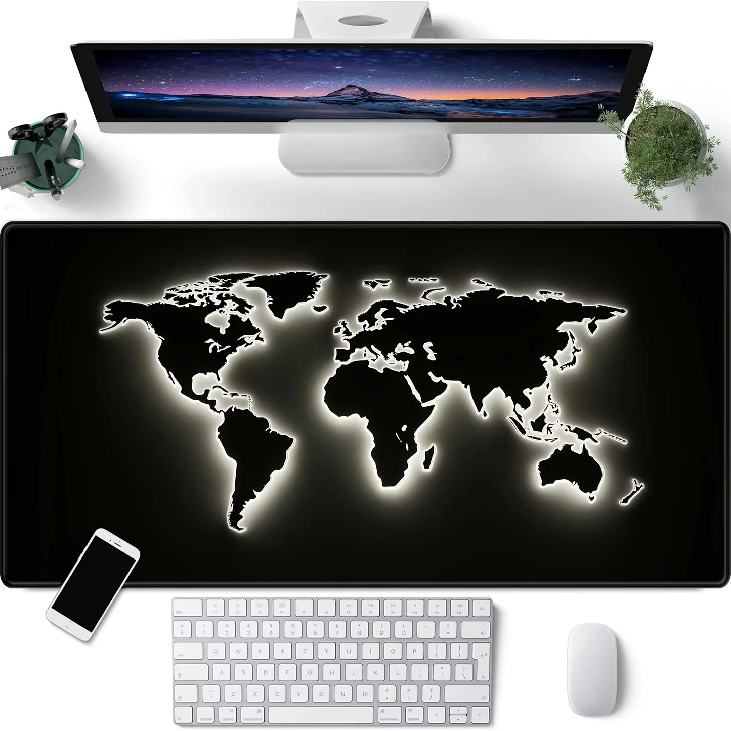 Sous Main Bureau Carte du Monde