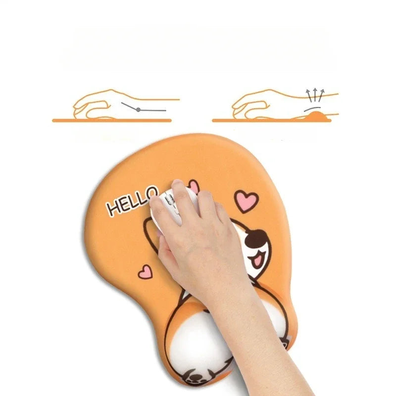 Tapis de Souris Ergonomique Corgi