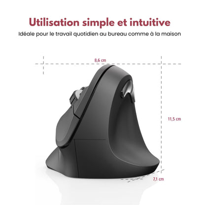 Souris Ergonomique Sans Fil HERGOZ™
